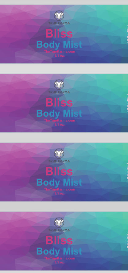 Bliss Body Mist: COMING 9/25